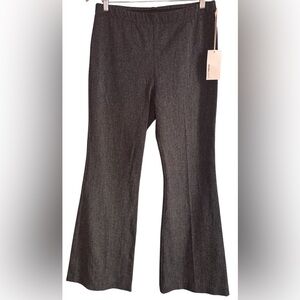 Fifteen Twenty High Waist Flare Pants XL NWT Textured Knit Made in USA